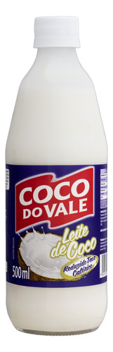 Leite de Coco RTC Coco do Vale Vidro 500ml