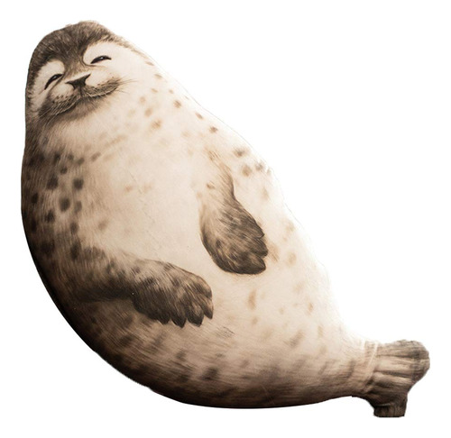 Willcome Cuddly Blob Seal - Almohada De Peluche Con Diseno D