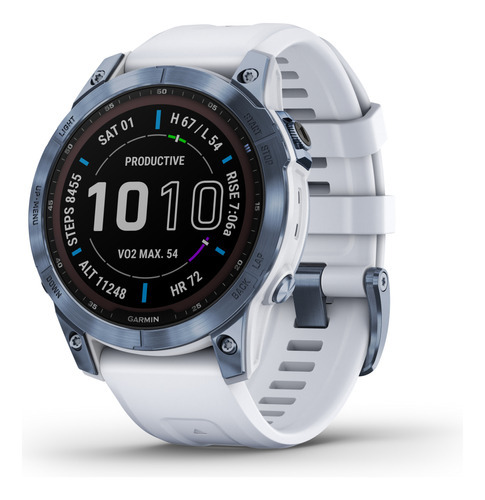 Relojgps Multideporte Garmin Fenix7 Zafiro Solar Mineralblue