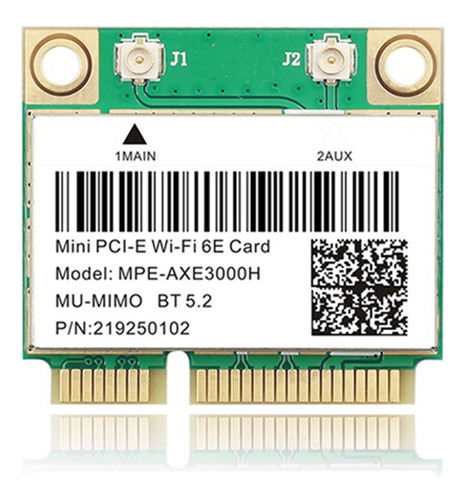 Tarjeta Pci-e Inalámbrica Wifi 6e 2400 Mbps Ax210 Mpe-axe300