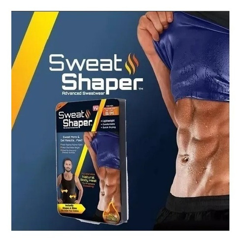 Faja Termica Reductora Camiseta Compresion Sweat Shaper Men
