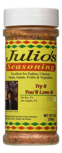 Julio 's Seasoning 8 Oz (pack De 1)