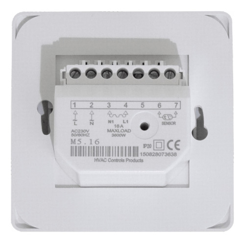 Mecanico Sensor-piso 5-40Âșc 230vac 16a 3500w Termostato Ip20