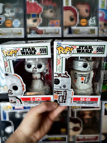 C-3po 559 + R2-d2 560 Funko Pop! Holiday Star Wars Navideño