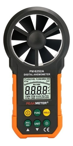 Anemómetro Digital Peakmeter Pm6252a