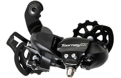 Imagem 3 de 3 de Cambio Traseiro Shimano Tourney Tx800 7v 8v Preto Sem Ganche