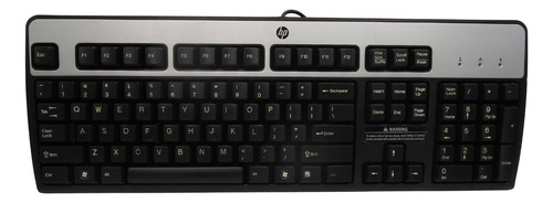 Teclado Hp Qwerty Ergonomico Ingles Usb 537746-001  