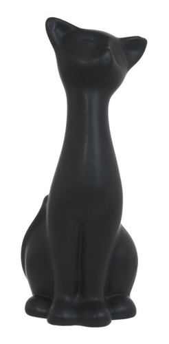 Figura Decorativa Gato Black