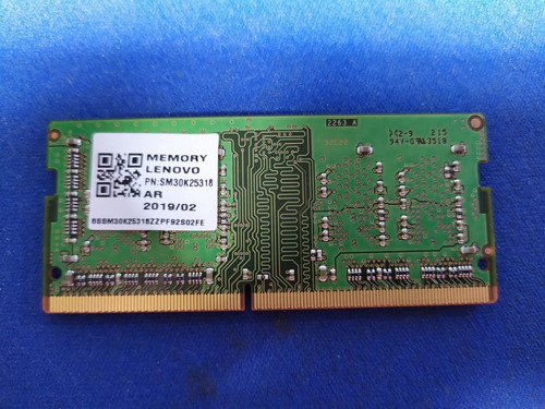 Memoria Ram 4gb Sodimm - Notebook O Laptop