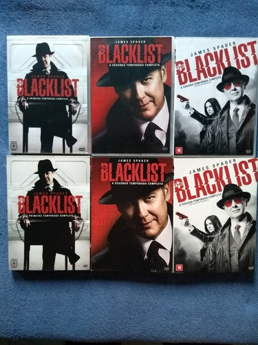 Lote The Blacklist A Lista Negra Dvds