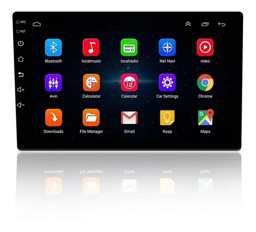 Radio Auto 10.1 Pulgadas Android 9.0 Doble Din Mirror Link 