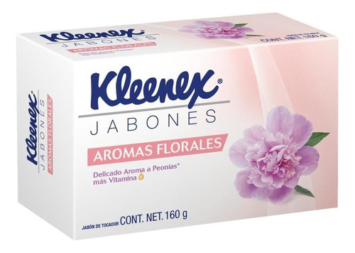Jabon Para Manos Kleenex Aromas Florales Barra 160gr