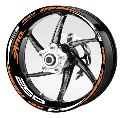 Calcomanías Stickers Rines Ktm Duke 250 M-3