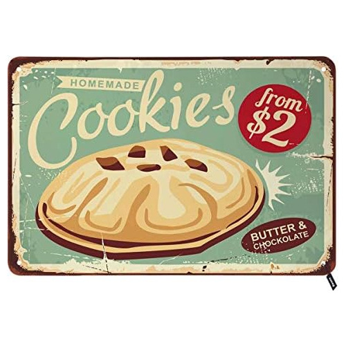 Letrero Vintage De Galletas Caseras Cocina