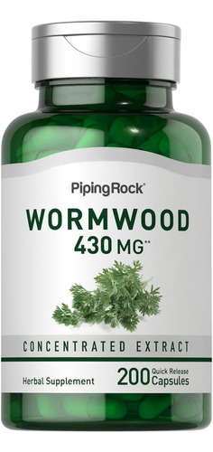 Piping Rock Artemisinin Ajenjo Wormwood 430mg 200 Capsules