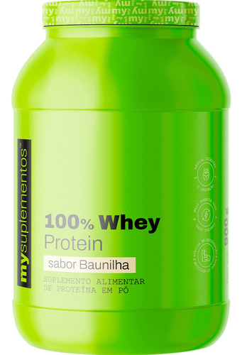 Whey Protein 100% Concentrado 900g 32g De Proteína Dose My 