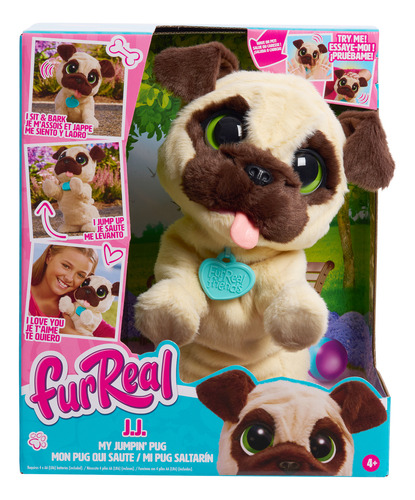 Fur Real Friends Mi Pug Saltarin Perrito Pug / H