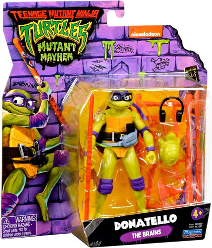 Tortugas Ninja Figura De Donatello Original Playmates
