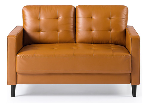 Sofá Zinus Benton 2 Cuerpos Cognac