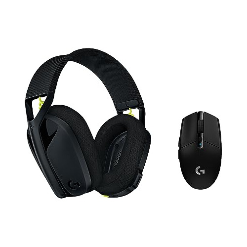 Headset Gamer + Mouse Logitech G435 + G305 6 Botones -negro