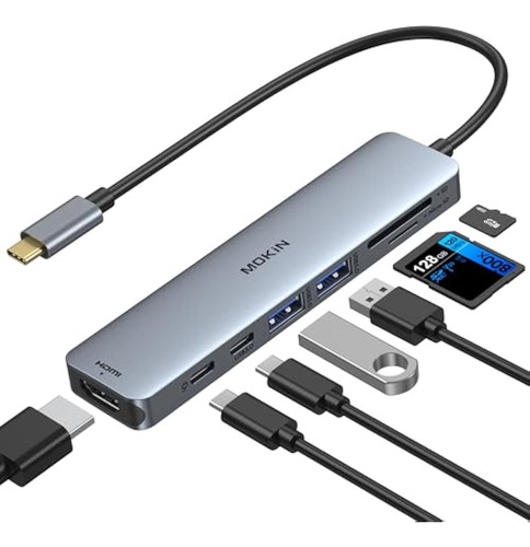 Adaptador Hdmi Usb C Hub Para Macbook Pro