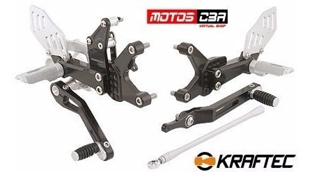 Pedaleras Moto Kawasaki Zx 10r Regulable Racing Motoscba