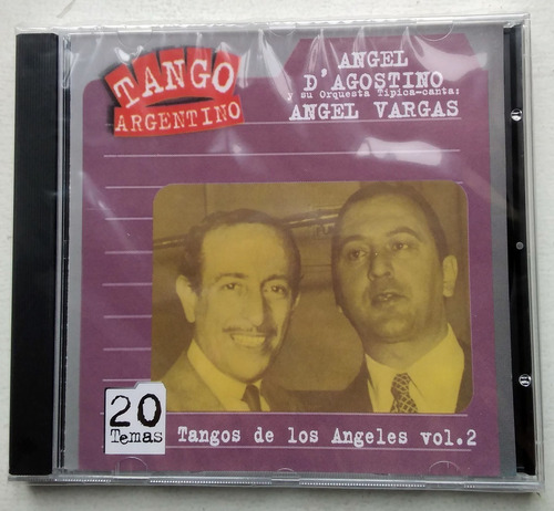 Angel Vargas D'agostino Angeles Vol 2 Cd Sellado Arg / Kktus