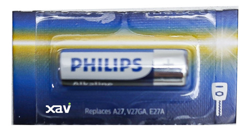 1 Pila Alcalina 27a Super Alkaline Philips 8135 1,49$ Xavi