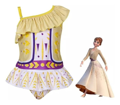 Hermoso Traje De Baño Ana Frozen Bikini