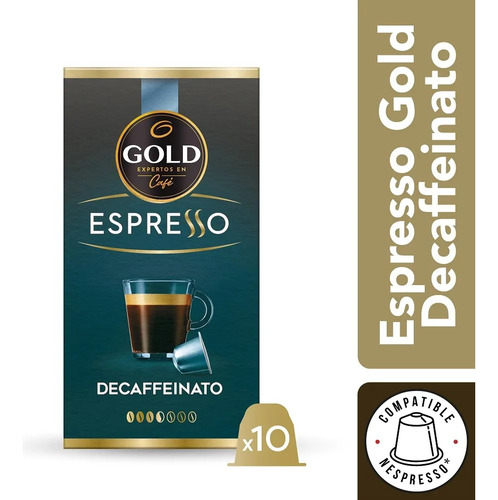  10 Capsulas Café De Grano Espresso Gold - Elige Tu Opción