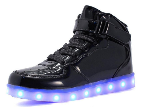 Zapatos Con Luz Led Para Niños Y Hombres Recargables Por