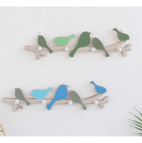 Ganchos De Madera Para Colgar En La Pared, Decoración De Par