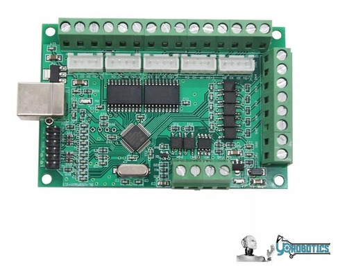 Tarjeta Control Interfaz Usb Cnc Mach3 5 Ejes 1000khz Board