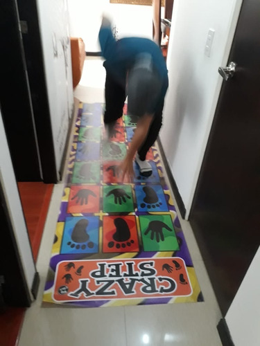 Imagen 4 de 5 de Juegos Casa Jardin Crazy Step Juego Tapete Loco