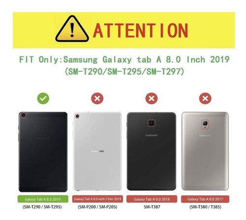 Imagen 2 de 3 de Forro Para Tablet Samsung Galaxy Tab A8 Sm-t290 O Sm-t295