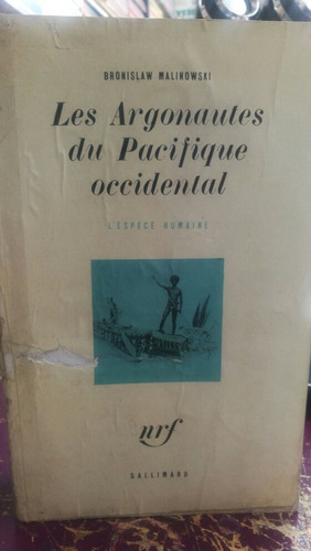  Les Argonautes Du Pasifique Occidental Libro Usado 7/10 
