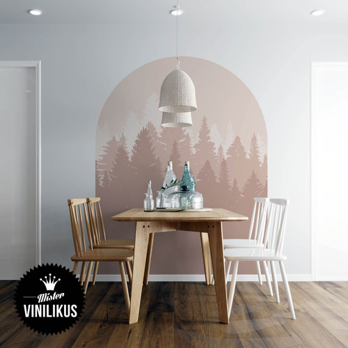 Vinilo Para Pared Arco Bosque 04-100x130 Cm