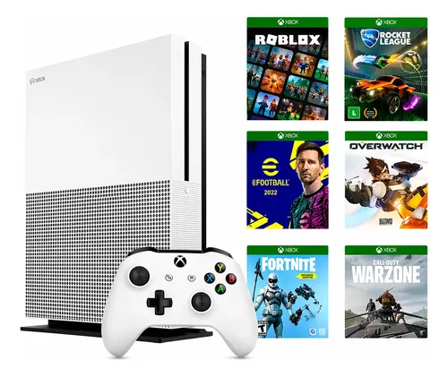 Microsoft Xbox One S 1tb 1 Controles + 6 Jogos Digital