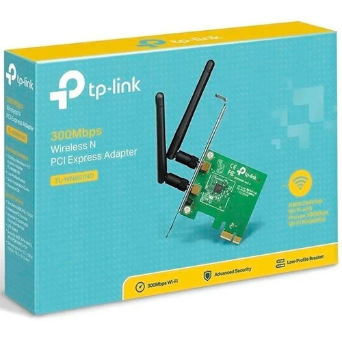 Adaptador Pci Express Inalámbrico Wn881nd N 300mbps Tp Link