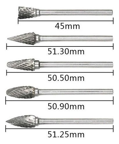 . 1 Fresa Rotativa De Carburo Yg8 De Acero De Tungsteno, 10
