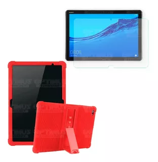 Kit Vidrioy Forro Tablet Huawei Mediapad M5 Lite 10.1 Antigo
