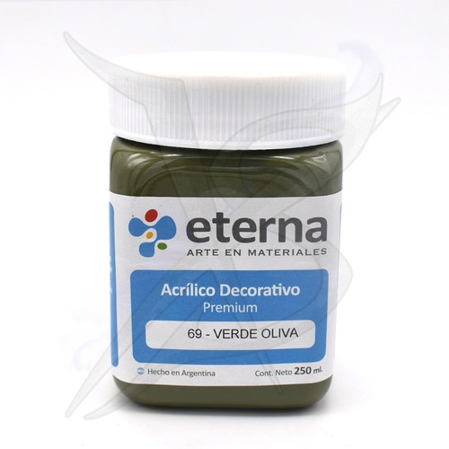 Acrilico - Eterna 250 Cc Verde Oliva - Xion Store