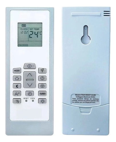 Controle Remoto Ar Condicionado Split Electrolux Rg01/le7071