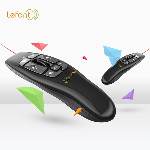Lefant F8 Apresentador Sem Fio 2.4ghz Air Mouse Controle Rem