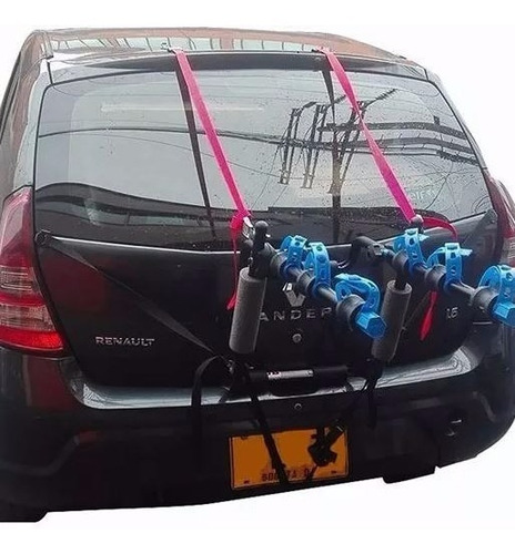 Imagen 5 de 5 de Porta Bicicletas X 2 Carrier Soporte Carro Ciclas Transporte