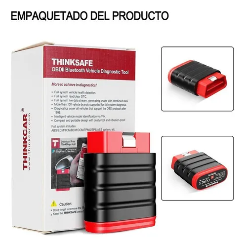 - Escáner Thinksafe Para Automóviles Thinkcar Con Todos Los