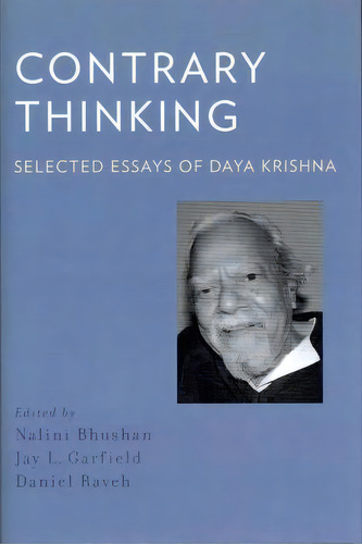 Contrary Thinking, De Daya Krishna. Editorial Oxford University Press Inc, Tapa Dura En Inglés