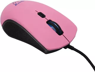 Mouse Gamer Alambrico Ocelot Gaming Tipo Rgb 6200dpi Rosa C/negro Ogmm03