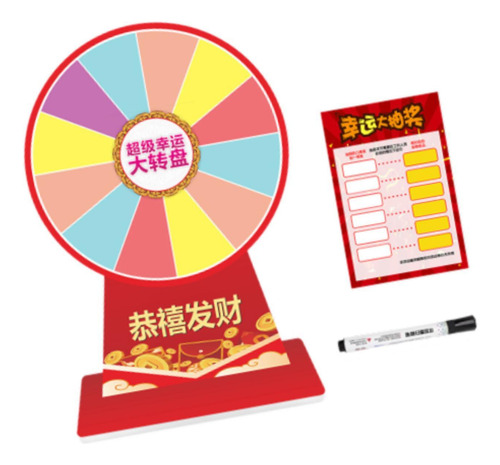 Ruleta De Mesa Con Premio De 12 Pulgadas Para Multicolor C