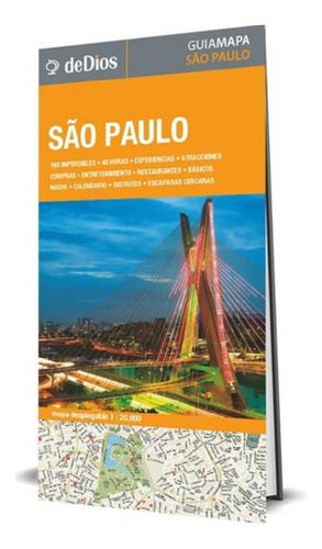 Libro - Guía Mapa De São Paulo. De Dios Guías De Viaje.